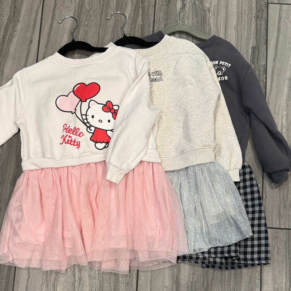 Zara and H&M Sweatshirt Dresses